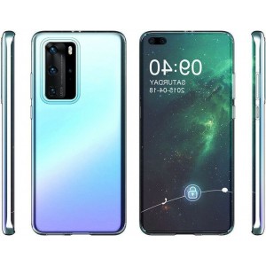 Alogy Etui Huawei P40 Pro silikonowe przezroczyste