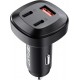 Acefast car charger 66W 2x USB Type C / USB, PPS, Power Delivery, Quick Charge 4.0, AFC, FCP, SCP black (B3 black)