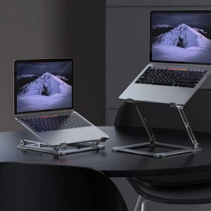 Tech-Protect ULS400 universal foldable stand for laptops up to 17" - gray