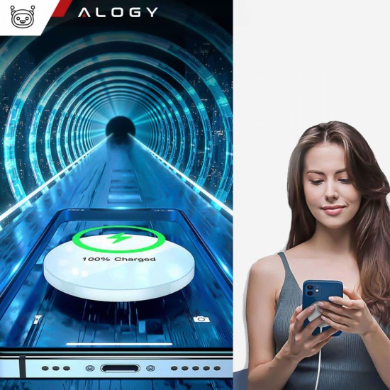 Alogy Wireless Charger for MagSafe 20W for iPhone 12/13/14/ PRO/ MAX/ MINI White