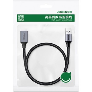 Ugreen extension cable adapter USB (male) - USB (female) 3.0 5Gb/s 0.5m gray (US115)