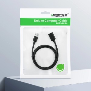 Ugreen USB (male) - USB (female) 2.0 extension cable 480Mb/s 3m black (US103)