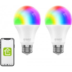 Gosund Smart Bulb WiFi RGB LED Gosund WB4-2 E27 (2-pack) Tuya