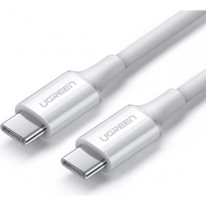 Ugreen US300 USB-C - USB-C PD QC FCP cable 100W 5A 480Mb/s 2m - white