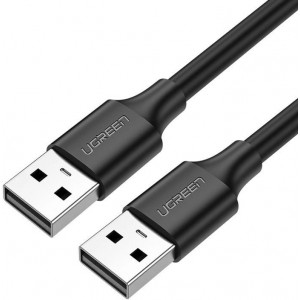 Ugreen cable USB 2.0 cable (male) - USB 2.0 (male) 0.5 m black (US128 10308)