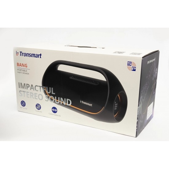 Tronsmart Bang Waterproof Wireless Bluetooth Speaker 60W with Powerbank Function Black (723928)