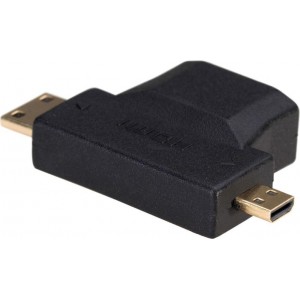 Akyga adapter AK-AD-23 HDMI (f) / mini HDMI (m) / micro HDMI (m)