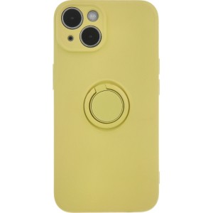 Telforceone Finger Grip case for Samsung Galaxy A34 5G yellow