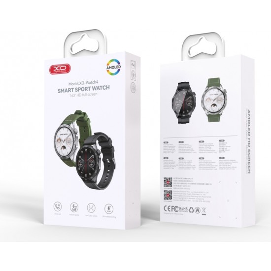 XO smartwatch Watch 4 Amoled green