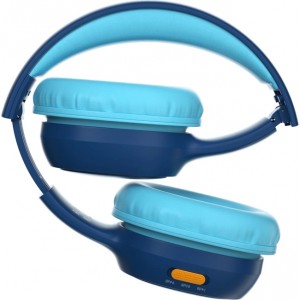 Tronsmart KH02 Wireless Headphones for Kids, Safe - Blue