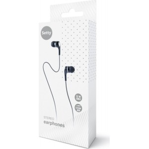 Setty wired earphones black