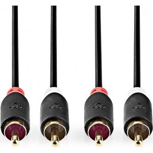 Nedis Audio провод 2x RCA -> 2x RCA 1m