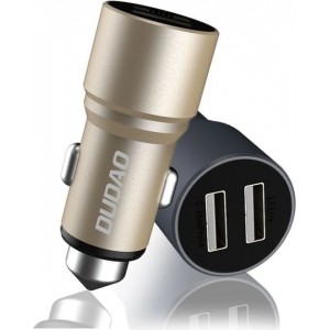 Dudao car charger 2x USB 3.1A gray (R5 gray)