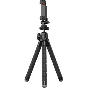 Apexel Octopus flexible tripod APEXEL APL-JJ025 with GoPro adapter (black)