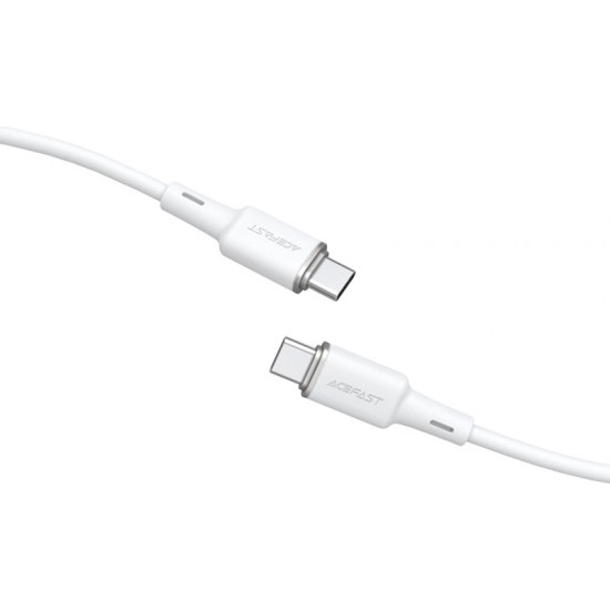 Acefast C2-03-CC USB-C - USB-C PD QC cable 60W 3A 480Mb/s 1.2m - white