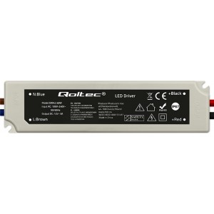 Qoltec LED Driver IP67 60W | 12V | 5A | Waterproof | White