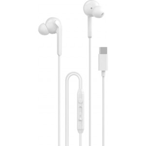 Dudao X3C+ Wired USB-C In-Ear Headphones 1.2m - White