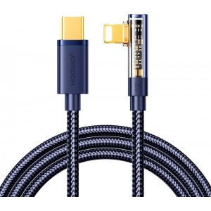 Joyroom Gaming Cable S-CL020A6 Lightning (angled) / USB-C (straight) 20W 1.2 m - blue