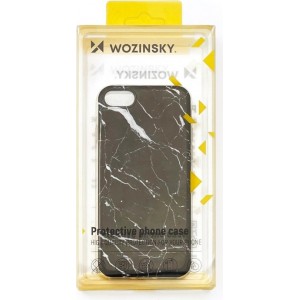 Wozinsky Marble TPU case cover for Samsung Galaxy A02s EU pink