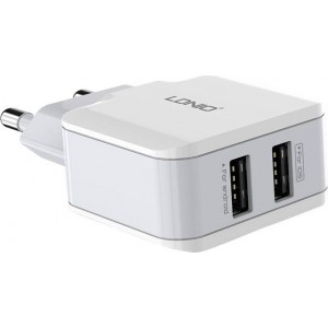 Ldnio Wall charger LDNIO A2202, 2x USB, 12W (white)