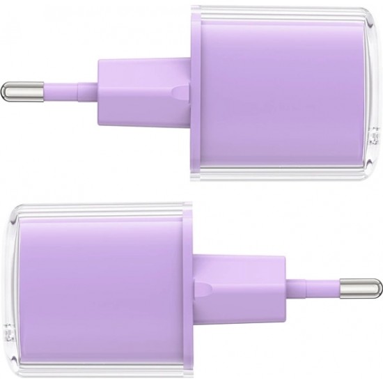 Acefast A53 PD 30W GaN USB-C charger with display - purple