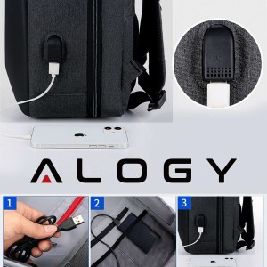 Alogy Urban Safe anti-theft backpack for 15.6