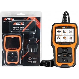 Ancel 2in1 Diagnostic Scanner OBD2 and Battery Tester Ancel AD410 PRO