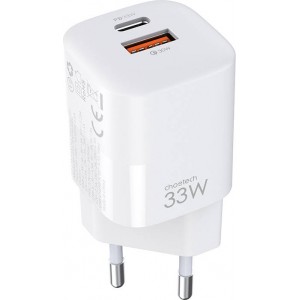 Choetech Wall Charger Choetech, 33W, PD5006 A+C dual port (white)