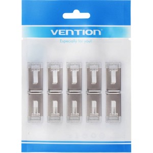 Vention Modular RJ45 CAT.5E FTP Connector Vention IDAR0-10 Transparent 10 pcs.