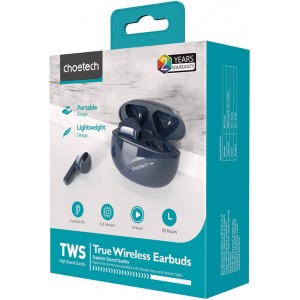 Choetech TWS Earphones Choetech BH-T24 Stereo Sound DNS (dark blue)