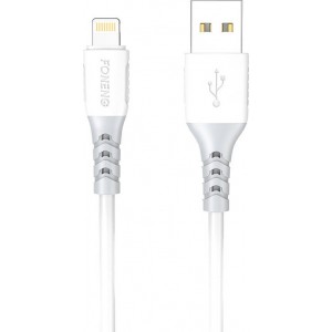 Foneng USB to Lightning Cable Foneng X66, 20W, 3A, 1m (white)