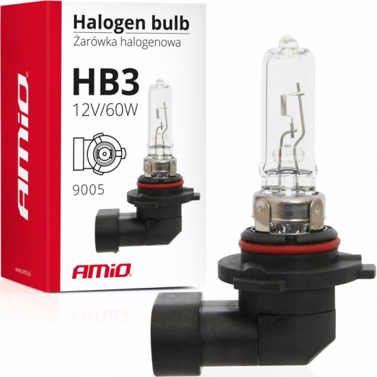 Amio Halogen Bulb HB3 9005 12V 65W