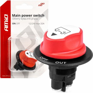 Amio Main power switch 12/32V max 50A peak 300A