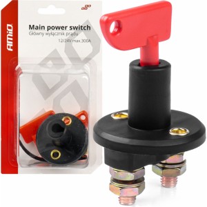 Amio Main power switch 12/24V max 150A, peak 300A