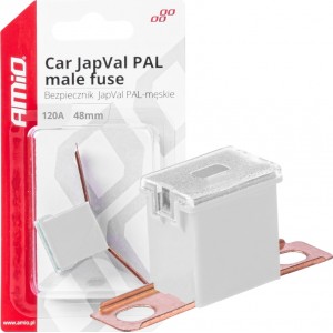 Amio Car JapVal PAL male fuses 48mm 120A AMIO-03425