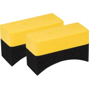 Amio Car tyre applicator sponge set of 2 pcs. AMIO-04018