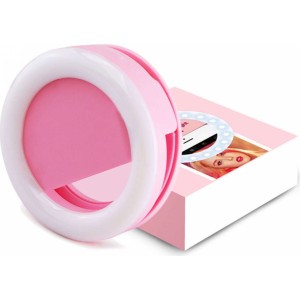 4Kom.pl Selfie Ring Light LED ring lamp RK-14 pink