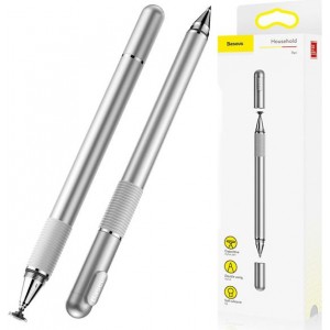 Baseus Screen stylus precision pen 2in1 Baseus Household Pen Silver