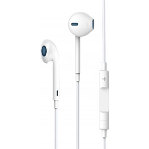 Devia wired earphones Smart jack 3,5mm white