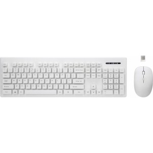 Rebeltec wireless set: keyboard + mouse white WHITERUN