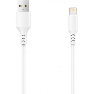 Setty cable USB - Lightning 1,0 m 2A white NEW