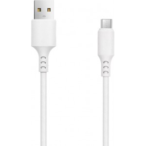 Setty cable USB - microUSB 1,0 m 2A white NEW