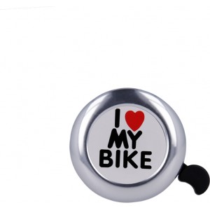 Telforceone Bike bell I love my bike silver