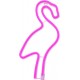 Neon LED Light Flamingo pink Bat + USB FLNE18 Forever Light