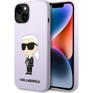 Karl Lagerfeld case for iPhone 14 Plus 6,7" KLHCP14MSNCHBCP purple HC Silicone NFT Choupette