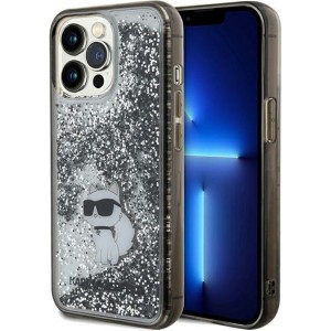 Karl Lagerfeld case for iPhone 13 Pro 6,1" KLHCP13LLKCNSK transparent HC LIQ. GLITTER C