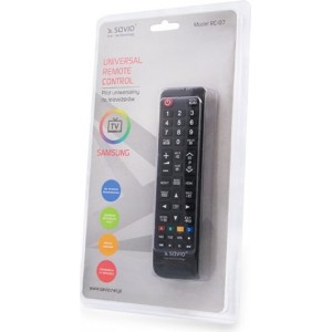 Savio RC-07 Universāla Samsung TV Pults Melns