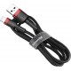 Baseus Cafule USB Lightning Cable 2.4A 1m (Red+Black)