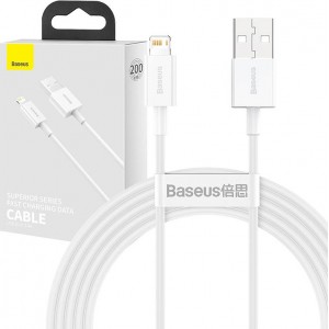 Baseus Superior Series Cable USB to iP 2.4A 2m (white)