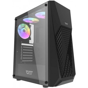 Darkflash DK150 computer case (black) + 3 fans